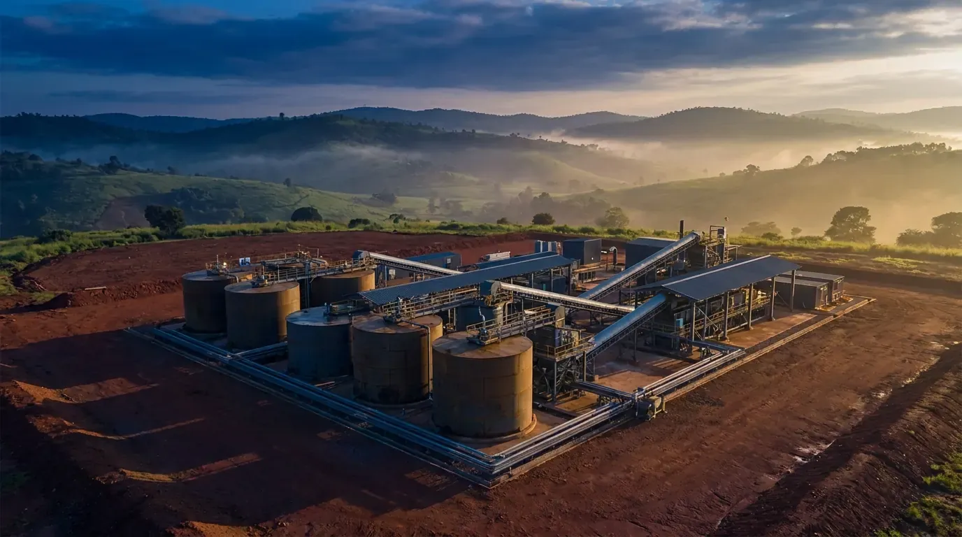 Ore processing facility
